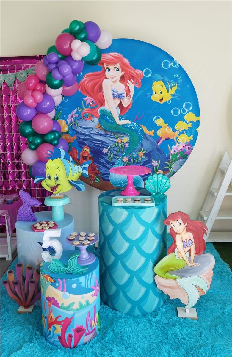 La Sirenita, decoraciones realizadas