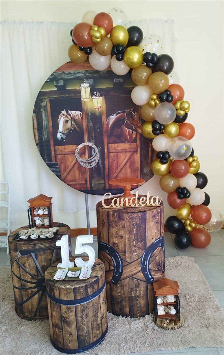 Caballos, decoraciones realizadas