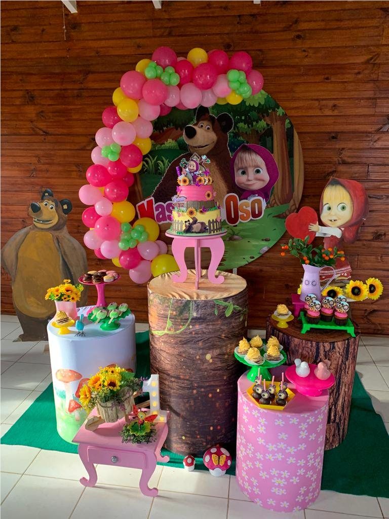 Masha y el Oso, decoraciones realizadas