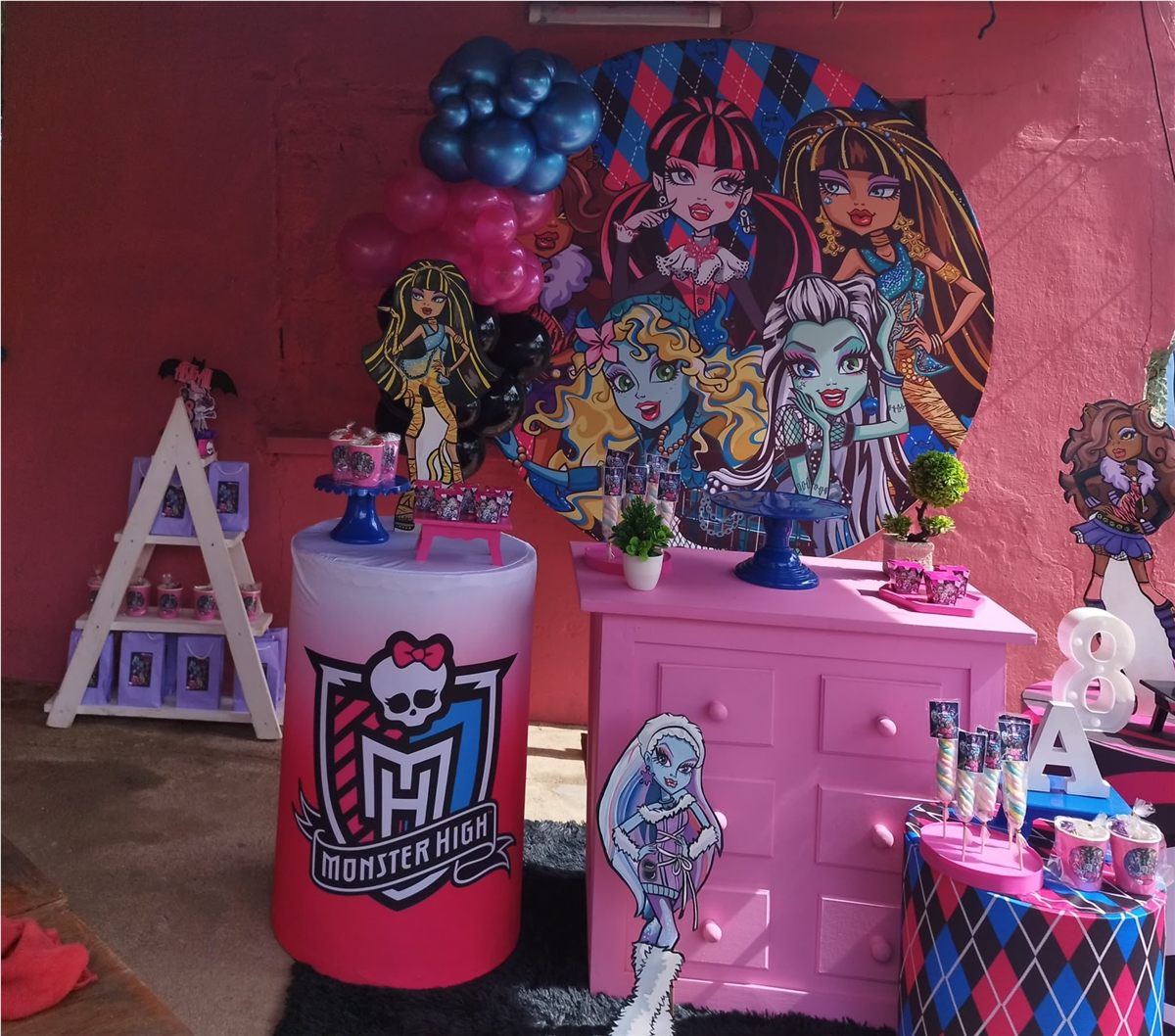 Monster High, decoraciones realizadas