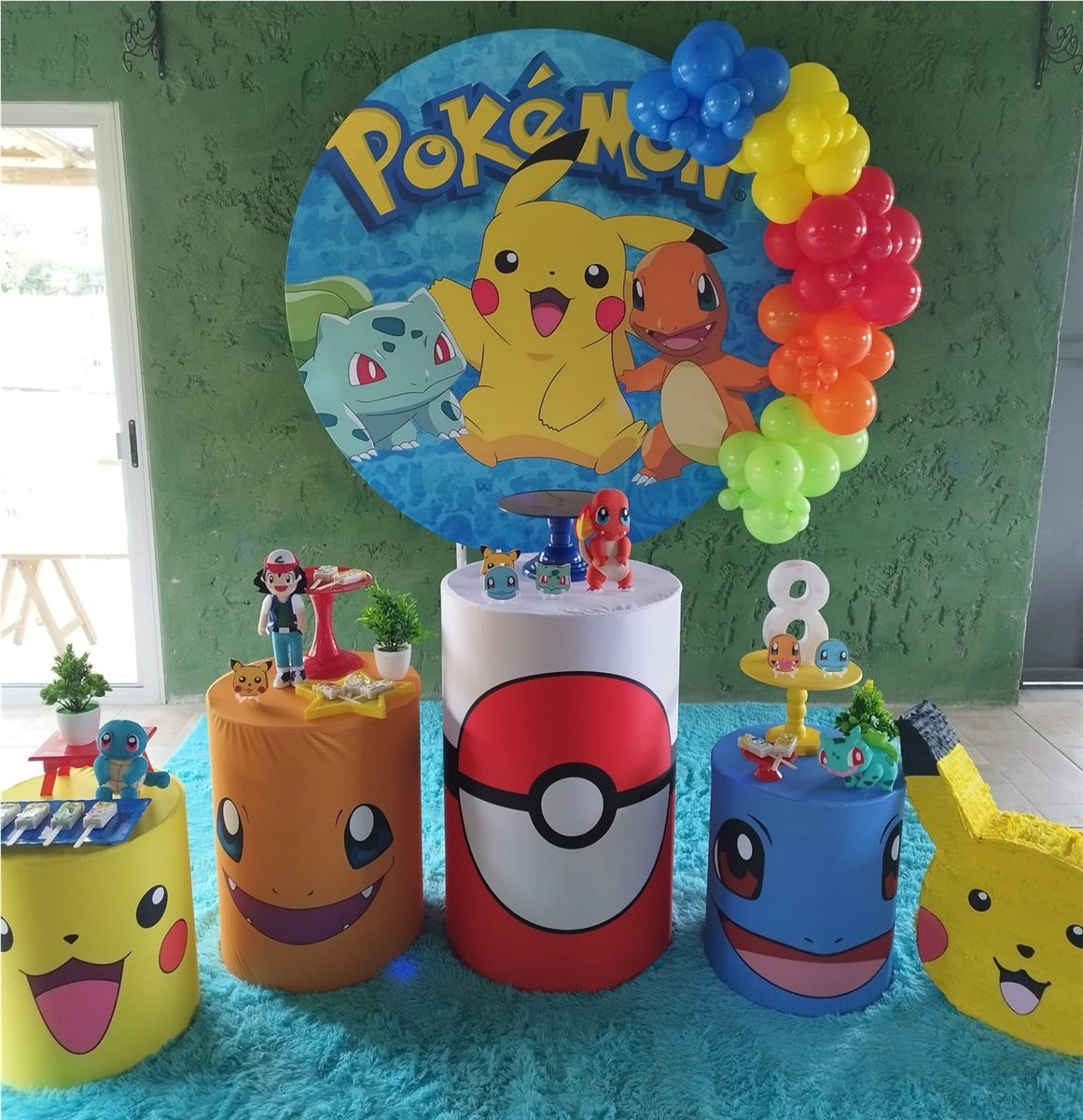 Pokémon, decoraciones realizadas